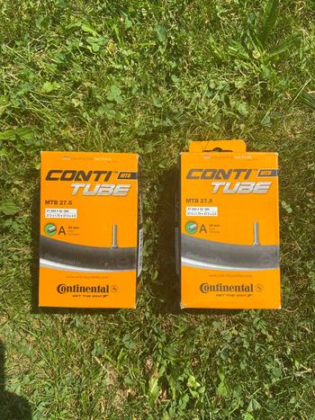 Used Continental Lot de 2 chambres à air 27.5x1,75 shrader bike — image 2 of 2
