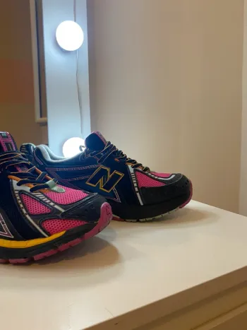 Gebrauchtes New Balance Basket de sport Neon multicolore bike