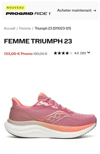 Brugt Saucony Baskets femme 38, 5 bike — billede 2 af 3