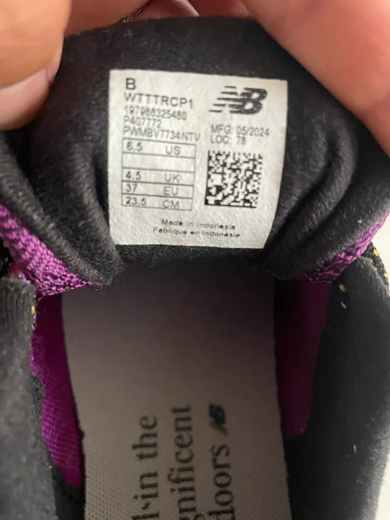 Gebrauchtes New Balance Basket violet femme 37 bike — Bild 5 von 7
