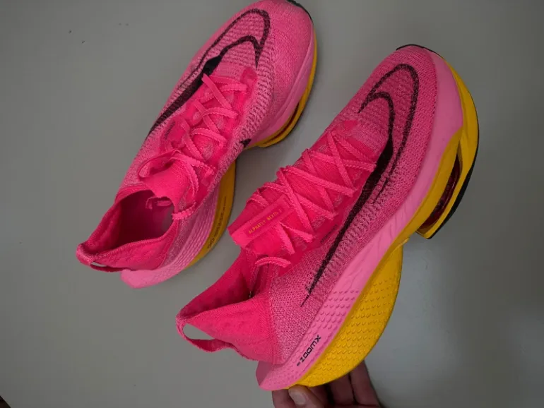 Used Orange Nike Air Zoom Alphafly Next% 2 bike — image 3 of 8