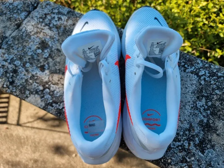 Orange Nike Baskets blanches bike de segunda mano — imagen 3 de 6