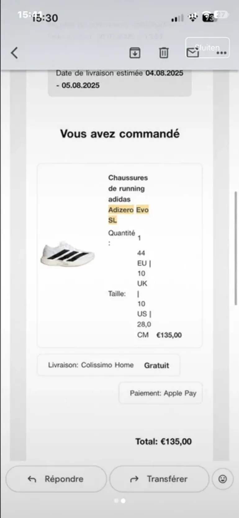 Brugt Adidas adizero sl2 bike — billede 7 af 7