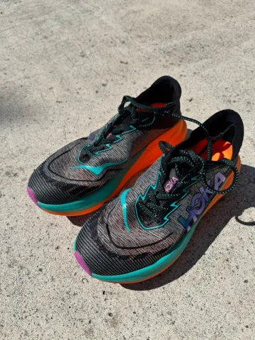 Used Orange Mach X 2 Running Shoes