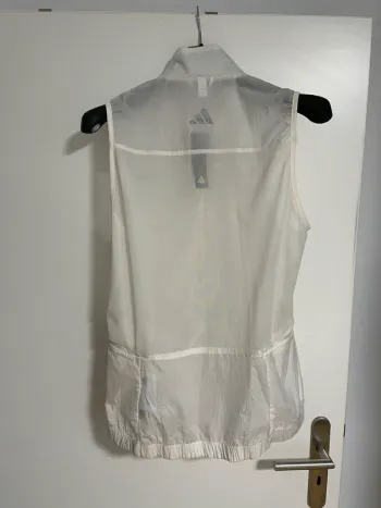 Tweedehands Adidas Laufweste Trainingsweste Off-White bike — afbeelding 2 van 5