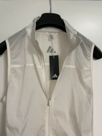 Tweedehands Adidas Laufweste Trainingsweste Off-White bike — afbeelding 5 van 5