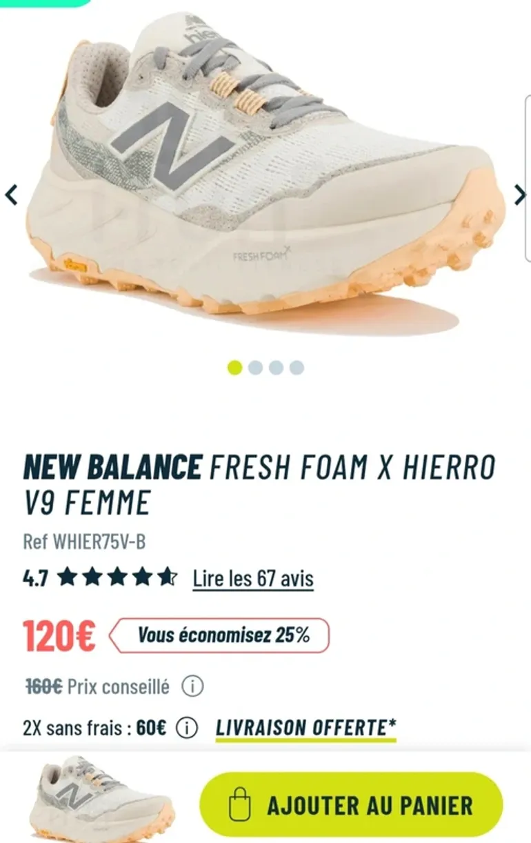 Używany New Balance Hierro v9 bike — zdjęcie 6 z 7