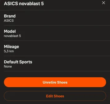 Asics Novablast 5 bike usato — immagine 6 di 6