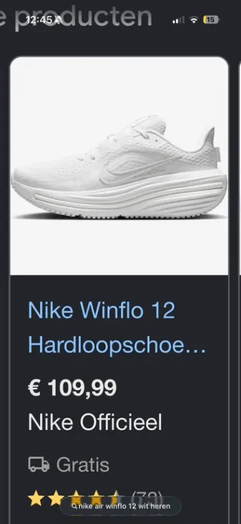 Nike Winflo 12 bike de segunda mano — imagen 5 de 5