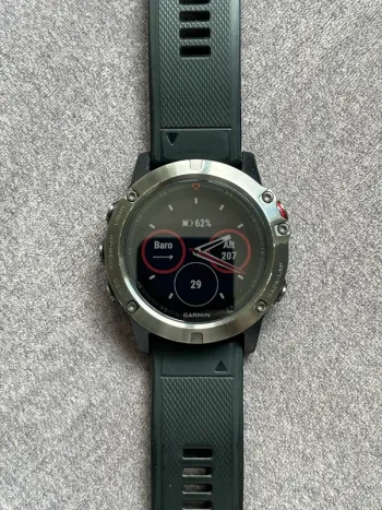 Używany Garmin Fenix 5X Sapphire bike