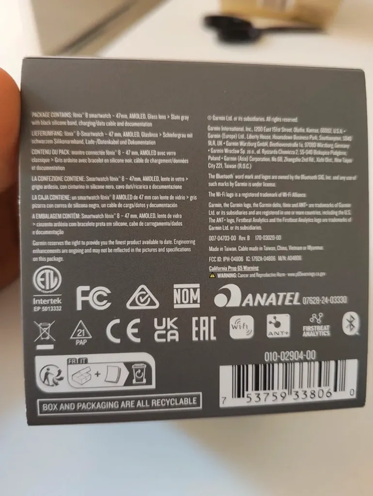 Używany Garmin Fenix 8 bike — zdjęcie 8 z 8