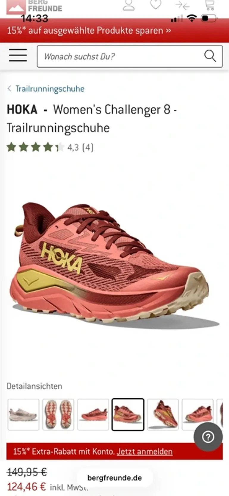 Hoka Challenger 8 bike de segunda mano — imagen 7 de 7