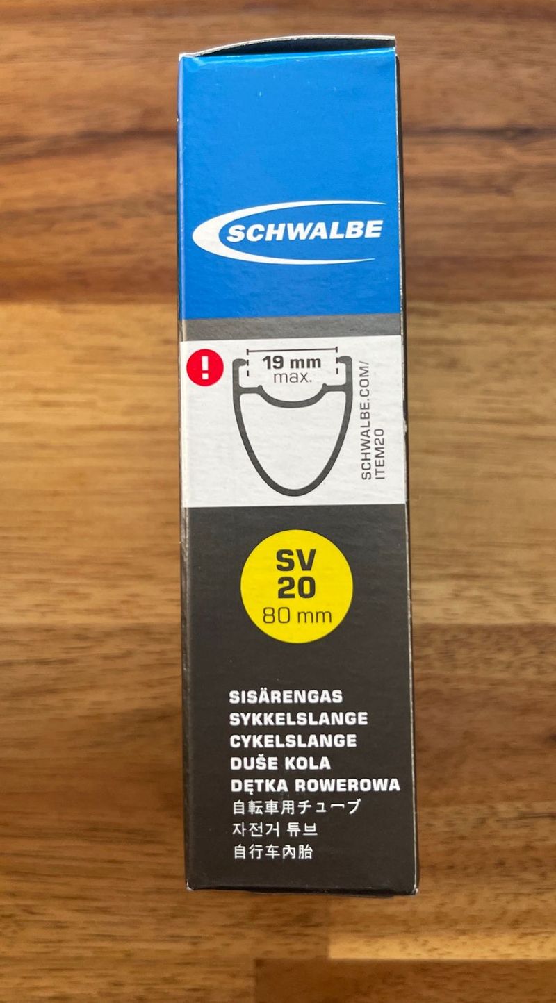 Used Schwalbe SV20 Extra Light 80mm bike — image 3 of 3
