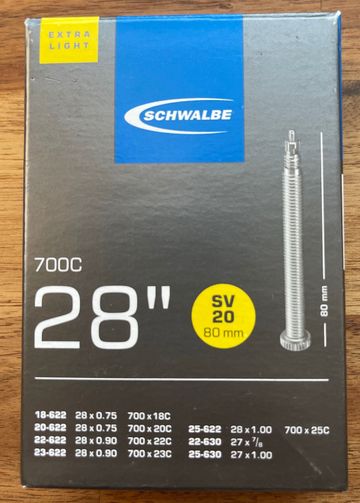 Used Schwalbe SV20 Extra Light 80mm bike — image 2 of 3