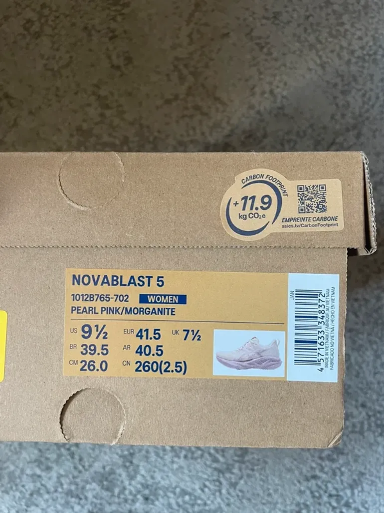 Brugt Asics Novablast 5 bike — billede 4 af 5