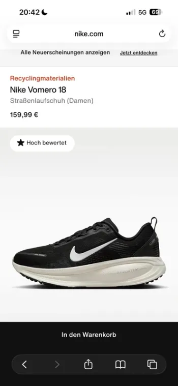 Gebrauchtes Nike Vomero 18 bike — Bild 2 von 9