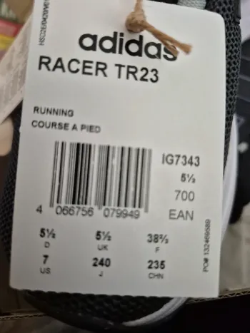 Używany Adidas Schuhe Gr. 38 2/3 running course a pied bike — zdjęcie 7 z 8