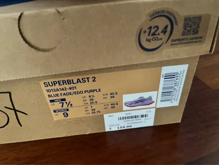 Brugt Asics Superblast 2 bike — billede 6 af 7