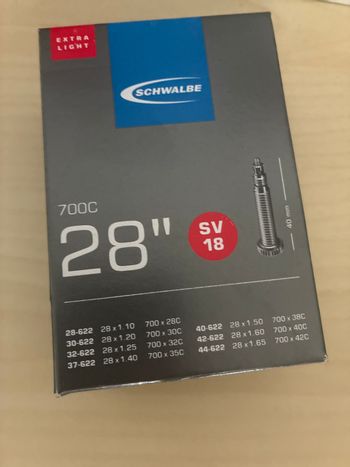 Brugt Schwalbe SV18 Tube bike