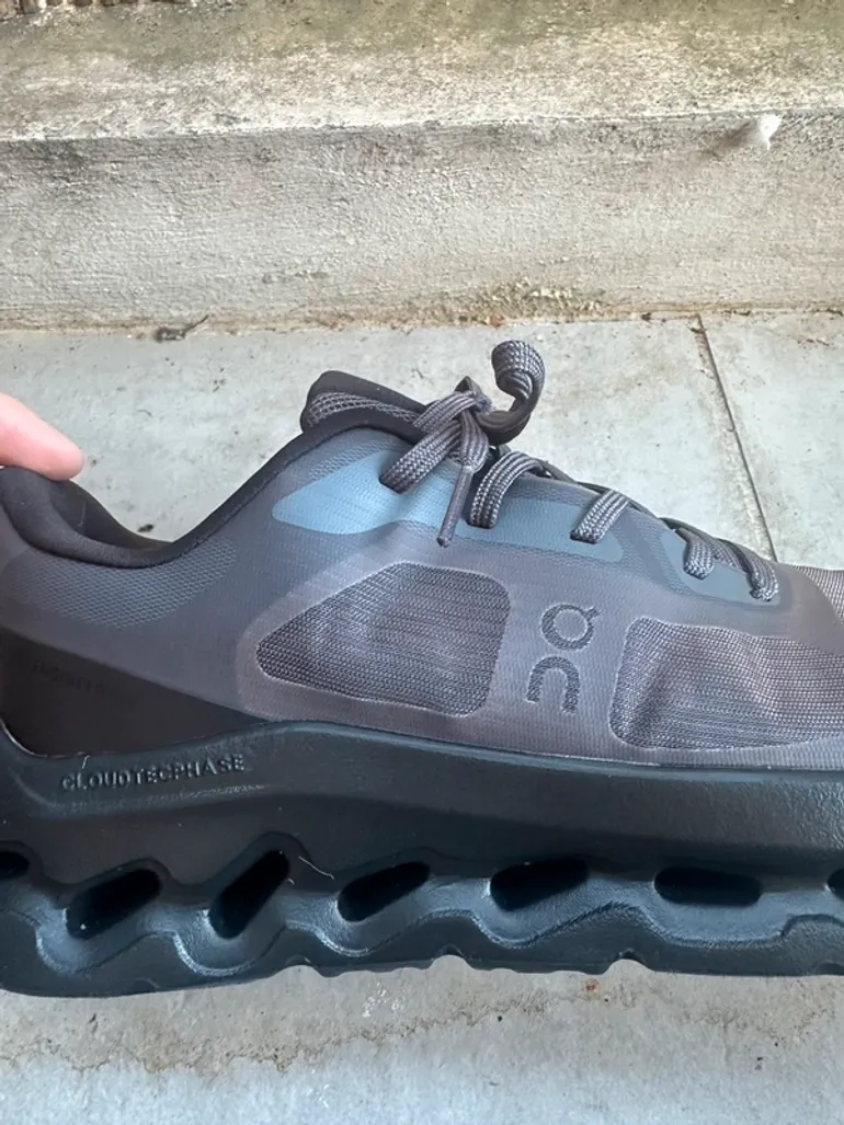 Used On Running ON Sneakers Brown Black bike — image 4 of 6