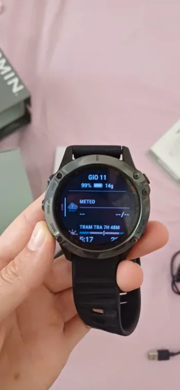 Used Garmin Fenix 6 Sapphire bike — image 7 of 7