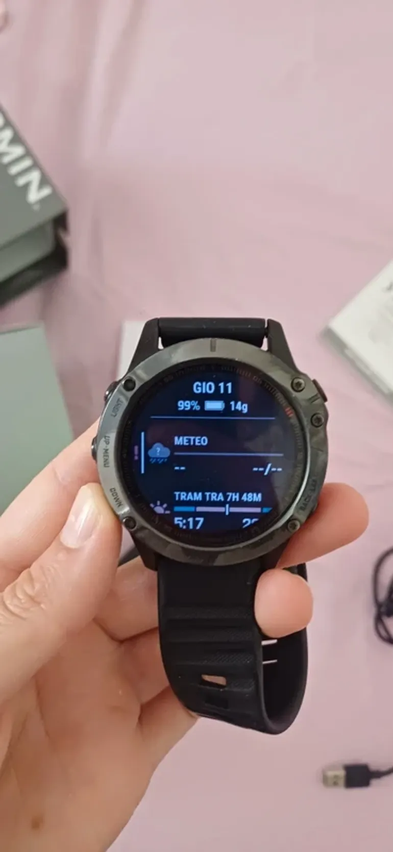 Used Garmin Fenix 6 Sapphire bike — image 7 of 7