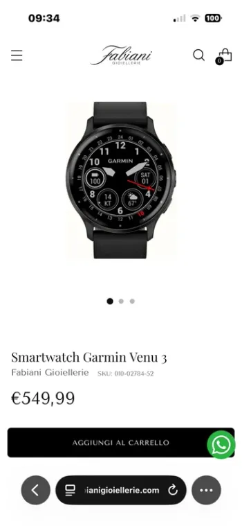 Used Garmin Venu 3 bike — image 3 of 3