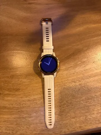 Used Garmin Fenix 5S Plus Sapphire bike