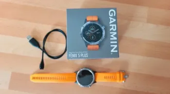 Used Garmin Fenix 5 Plus Sapphire bike