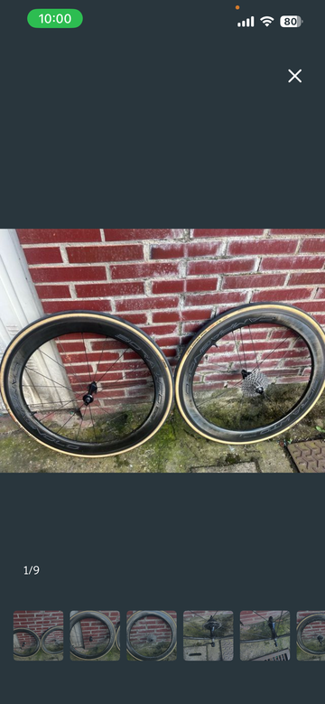 Tweedehands Campagnolo Bora WTO Wheelset Wheels