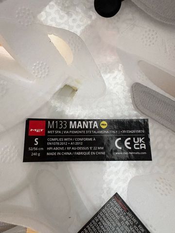 Brugt MET Manta MIPS Aero Helmet 2026 bike — billede 6 af 7