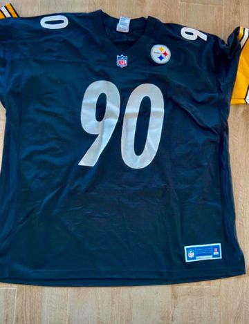 Käytetty NFL Pittsburgh Steelers T.J. WATT #90 Jersey Ballsport Clothing