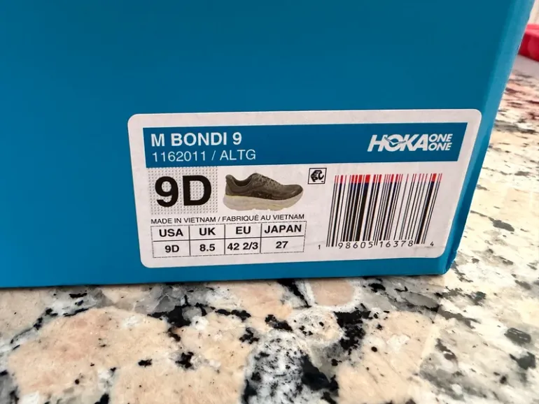 Hoka Bondi 9 bike d'occasion — image 6 sur 6