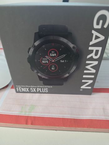 Used Garmin Fenix 5X Plus bike