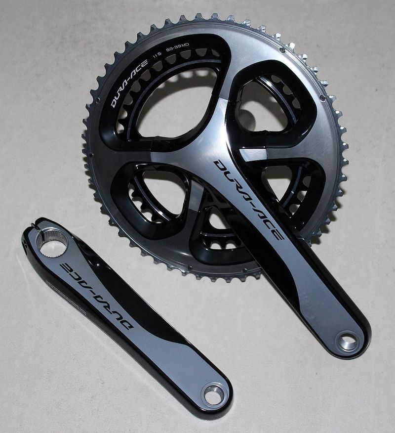 Tweedehands Shimano Dura Ace FC-9000 Drivetrain & Pedals
