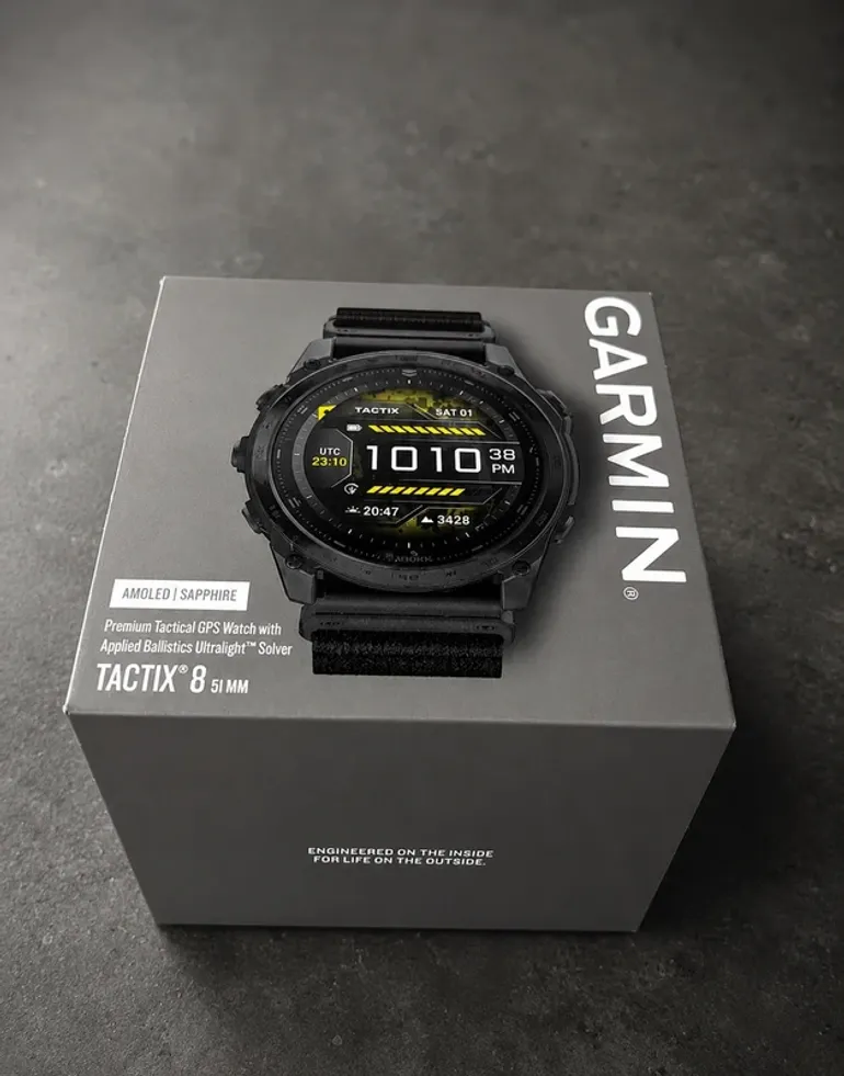 Used Garmin Tactix 8 Amoled Sapphire 51mm bike — image 2 of 7