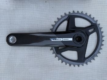 Used Sram Force AXS D2 DUB Crankset 40T incl. Quarq Spindle Power Meter bike