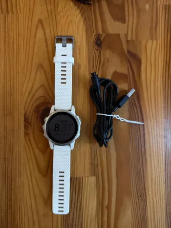 Used Garmin Fenix 5S Plus Sapphire edition bike