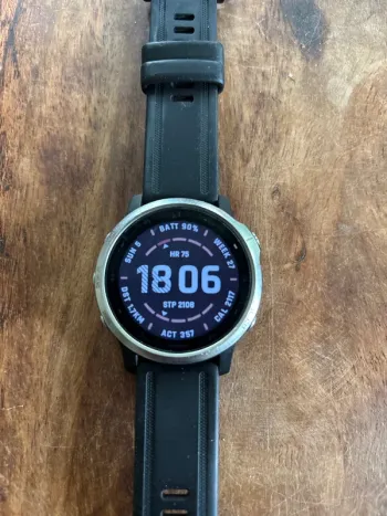 Used Garmin Fenix 6S bike