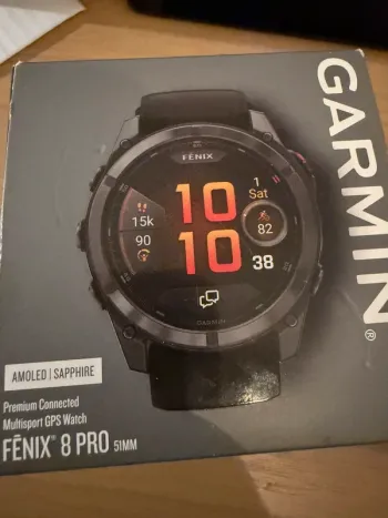 Used Garmin Fenix 8 Pro 51mm AMOLED Sapphire bike — image 5 of 9