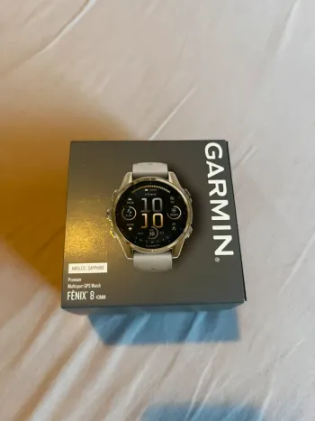 Used Garmin Fenix 8 43mm Sapphire bike