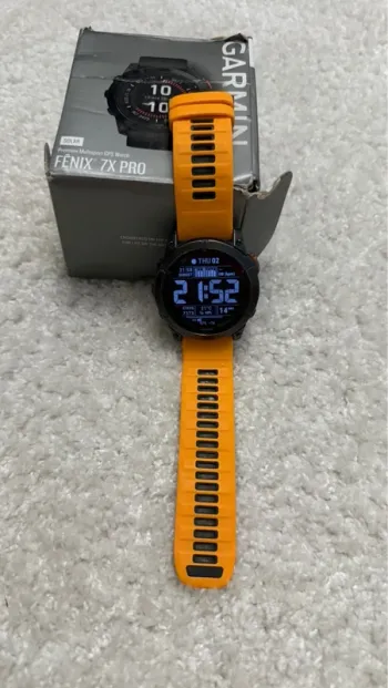Tweedehands Garmin Fenix 7 X Pro Solar bike — afbeelding 2 van 6