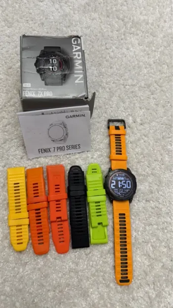 Tweedehands Garmin Fenix 7 X Pro Solar bike