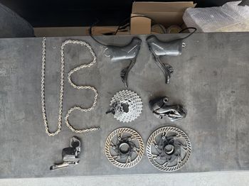 Used Campagnolo Super Record WRL 2x12 bike