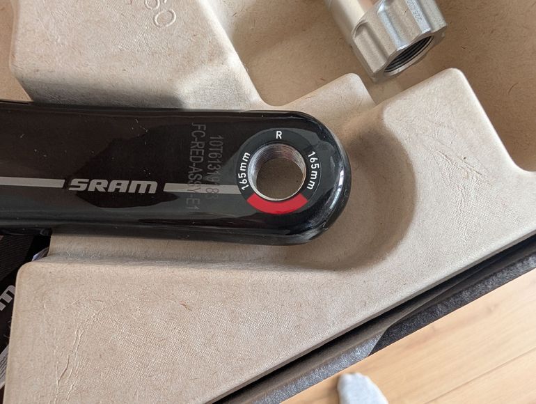 Brugt Sram Red E1 Crankarms, 165mm 2026 bike — billede 3 af 7