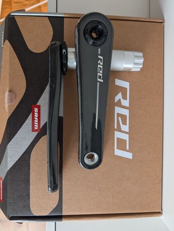Brugt Sram Red E1 Crankarms, 165mm 2026 bike — billede 4 af 7