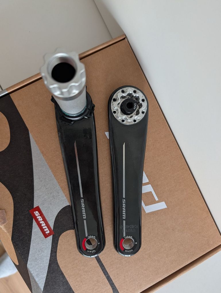 Brugt Sram Red E1 Crankarms, 165mm 2026 bike — billede 6 af 7
