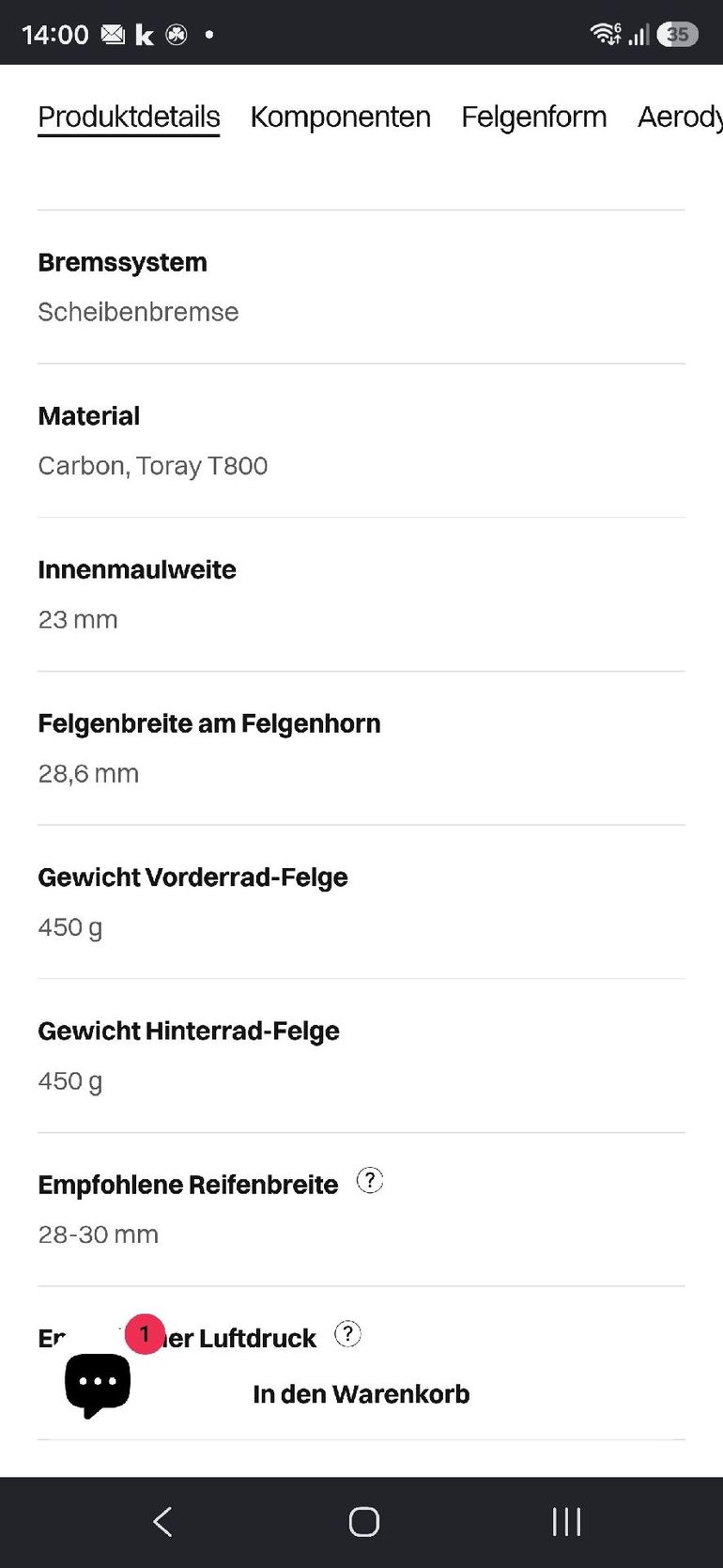 Gebrauchtes Aerycs WT60 Wheelset 2025 bike — Bild 9 von 9