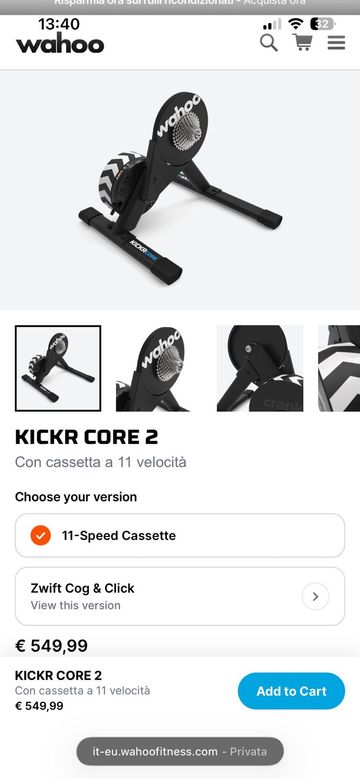 Gebrauchtes Wahoo KICKR CORE 2 bike — Bild 3 von 3