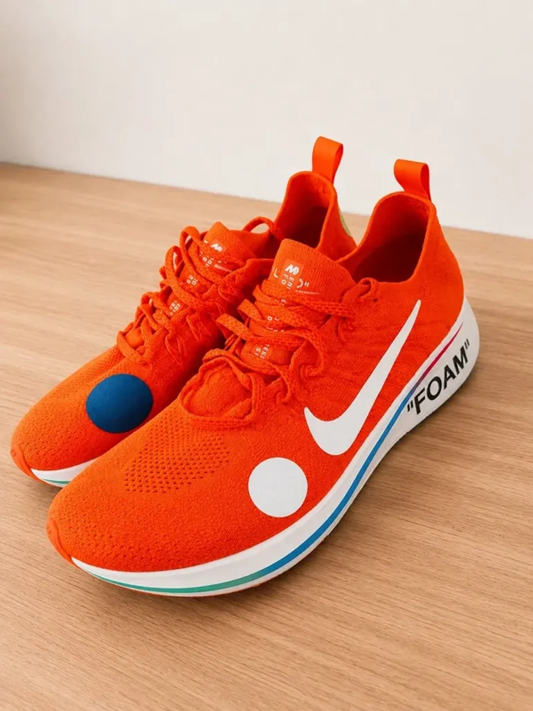 Tweedehands Orange Zoom Fly x Off-White bike — afbeelding 2 van 4